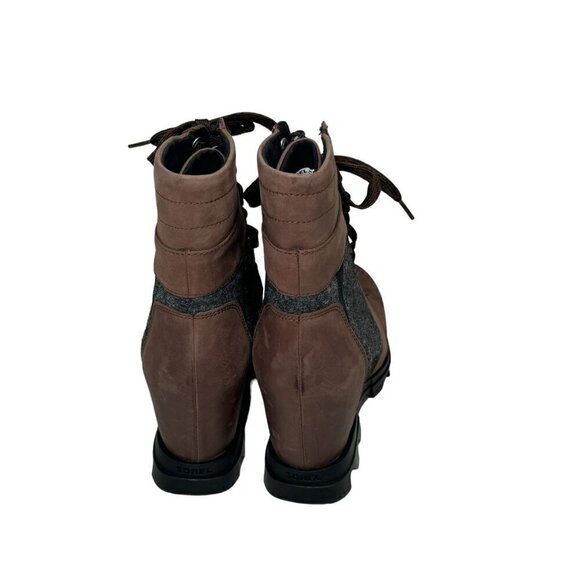 Sorel Women's Joan of Arctic Wedge III Lexie Boots Tobacco size 9.5 NEW - Picture 8 of 9